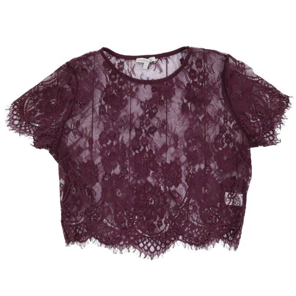 Sheer Lace Top Set Of 2 Women S Whimisgoth Burningman Dark Feminine Alt Romantic - Picture 2 of 16